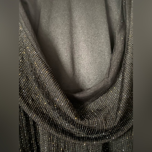 Black sparkle open back dress - Picture 4 of 6
